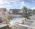 ESCDS/AK/007/82/121I/00000, Costa del Sol, Estepona, new built modern apartment with terrace, pool and garage for sale
